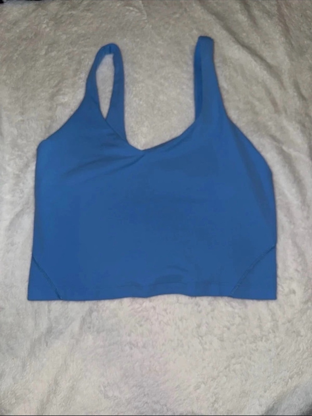 lululemon athletica bright blue tank bralette
